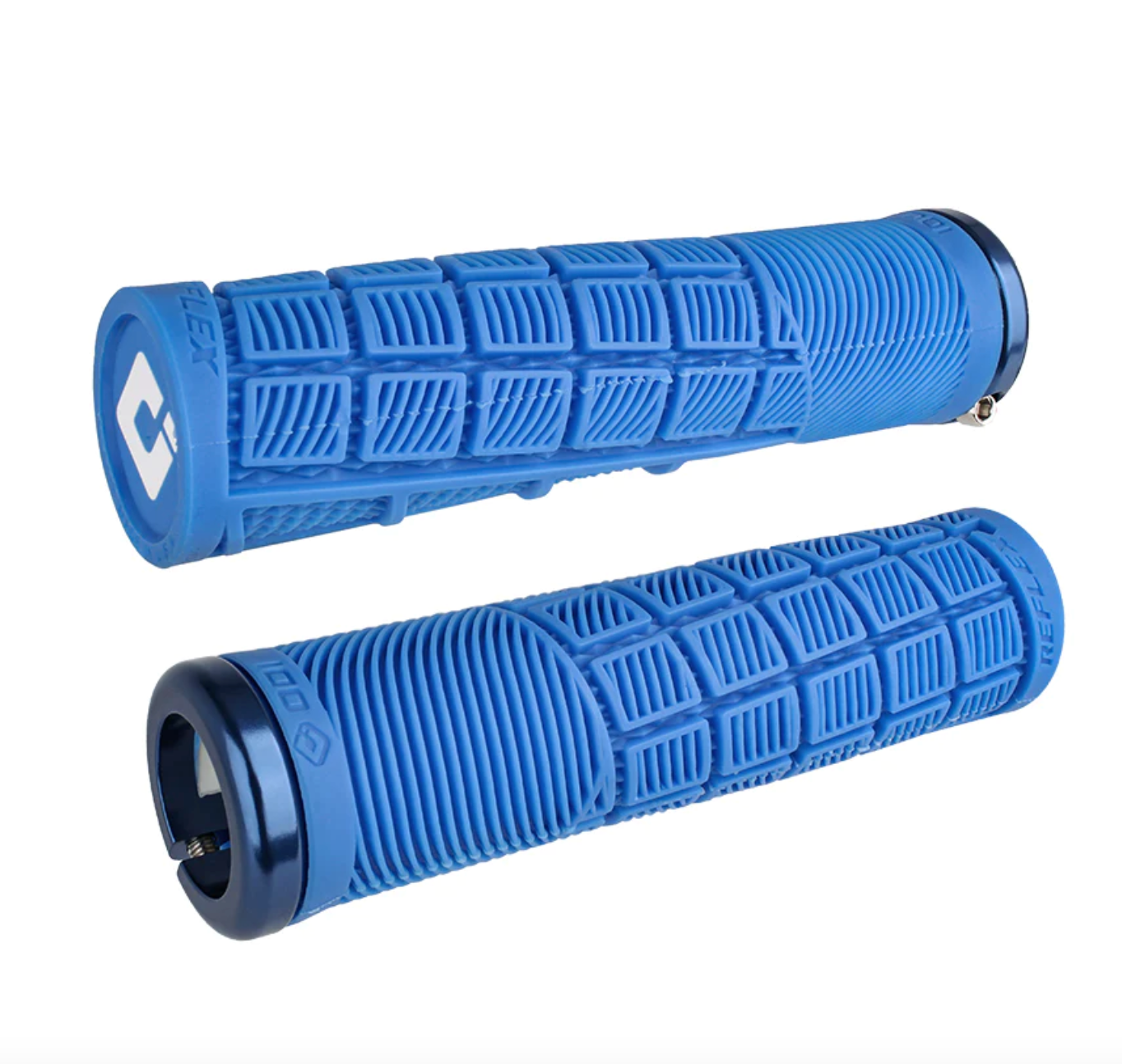 Reflex, v2.1 Lock-On ,MTB, Closed End ,135mm, Wht/Blue